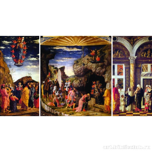 Триптих с Поклонением волхвов, Обрезанием и Вознесением