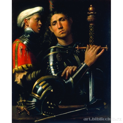 Воин и оруженосец (Гаттамелата)