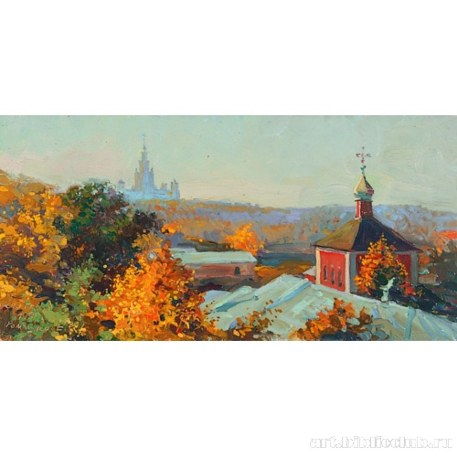 Вид на Воробьевы горы