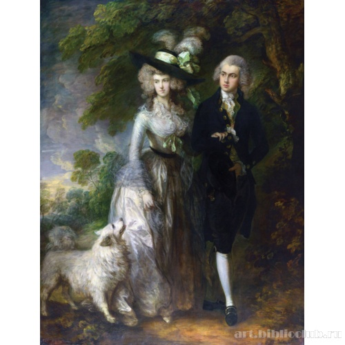 Портрет мистера и миссис Халлетт (Утренняя прогулка)