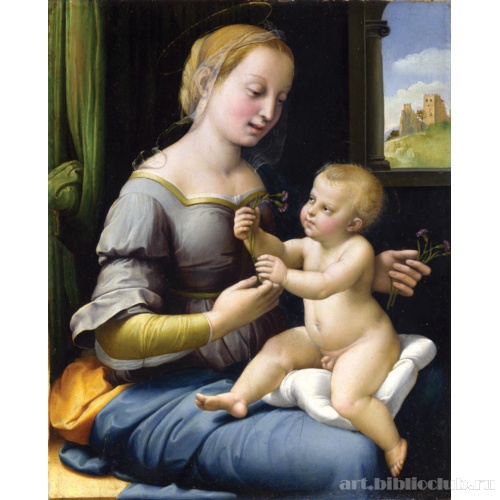 Мадонна с гвоздиками