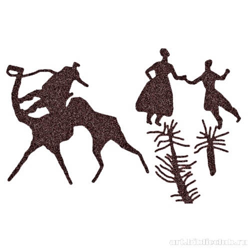 Мужчина, женщина и всадник на верблюде