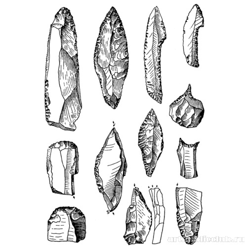Позднепалеолитические орудия