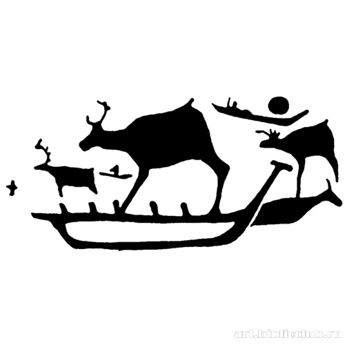 Олени и лодки