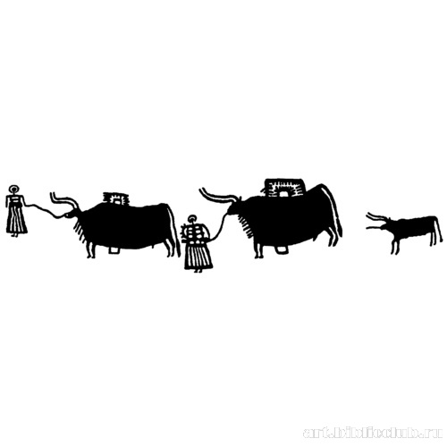 Женские фигуры и быки