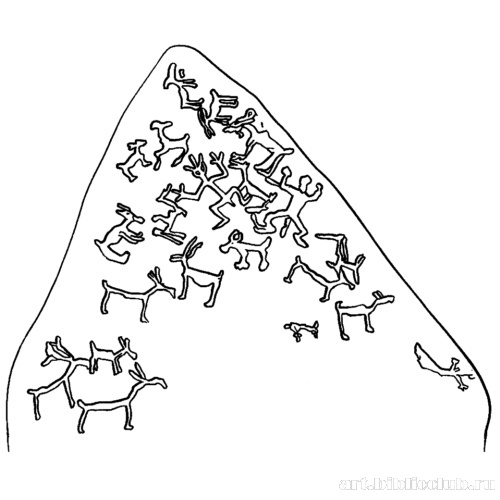 Камень с петроглифом