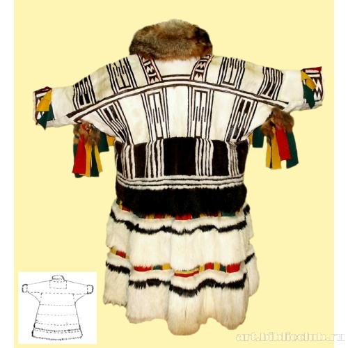 Паница (пена паны). Вид сзади