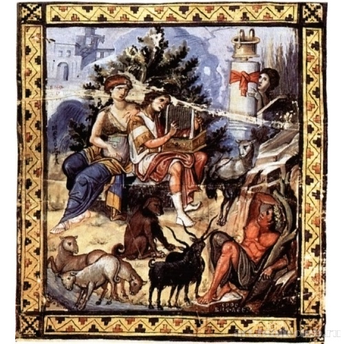 Давид в образе Орфея