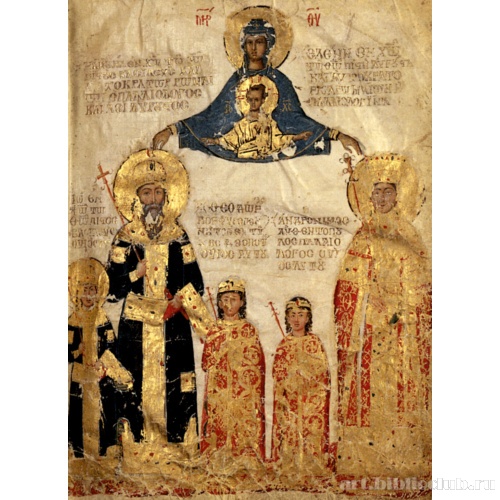 Мануил II Палеолог (1391-1425) с семейством