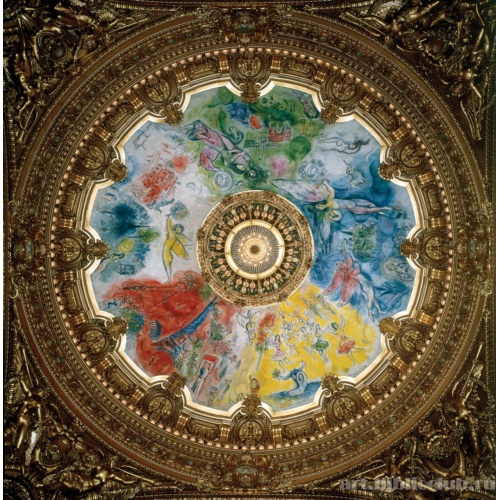Плафон театра Гранд-опера