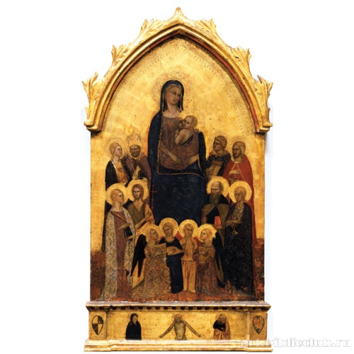 Мадонна с Младенцем, святыми и ангелами