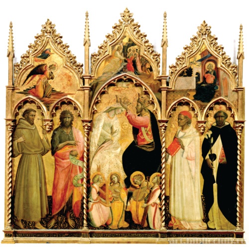 Полиптих с коронованием Марии и святыми