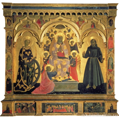 Мадонна с поясом в окружении святых