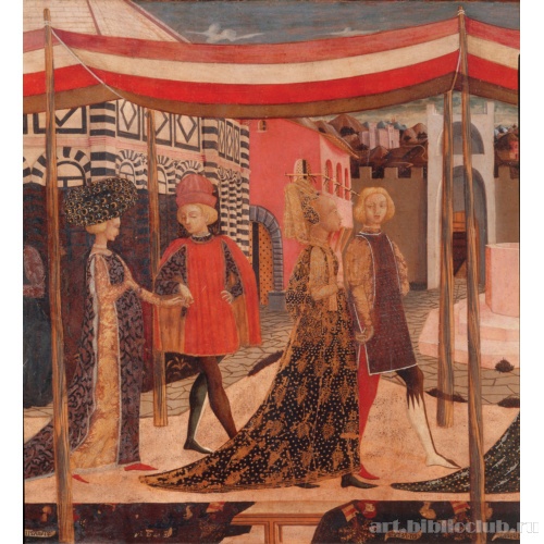 Свадьба. Роспись «Кассоне Адимари». Фрагмент