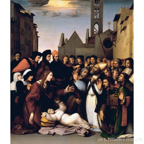 Святой Зиновий воскрешает мальчика