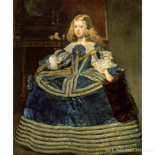 Портрет инфанты Маргариты-Терезии в голубом платье