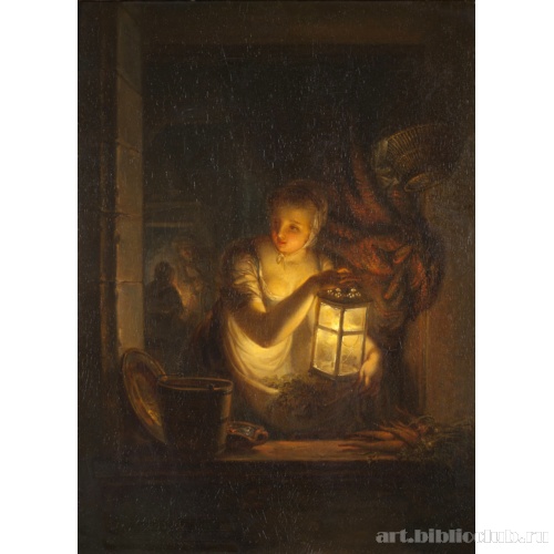 Женщина с фонарем