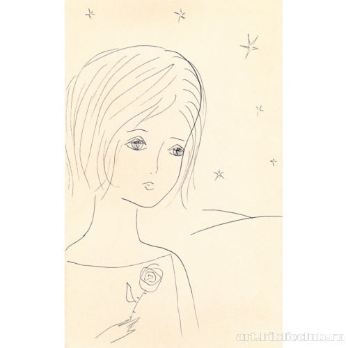 Маленький принц с розой