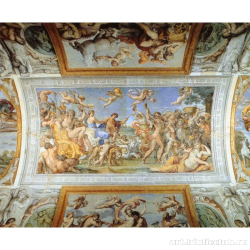 Палаццо Фарнезе. Роспись плафона. Сцена Триумф Вакха и Ариандны