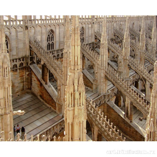 Миланский собор. Фрагмент фасада