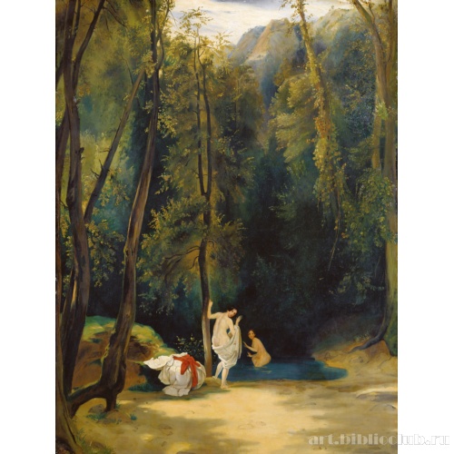 Купальщицы в парке Терни