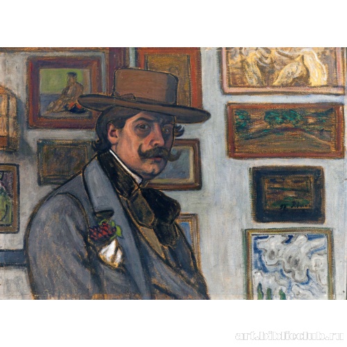 Автопортрет в коричневой шляпе