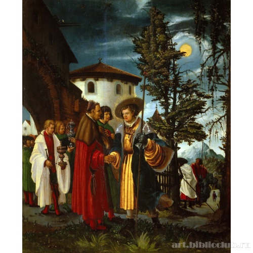 Святой Флориан покидает монастырь