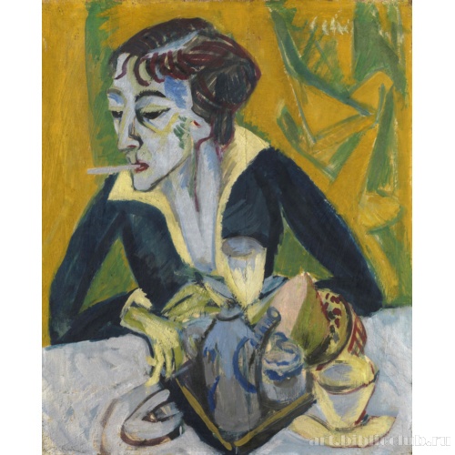 Эрна с сигаретой