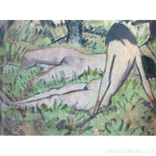 Две девушки на природе