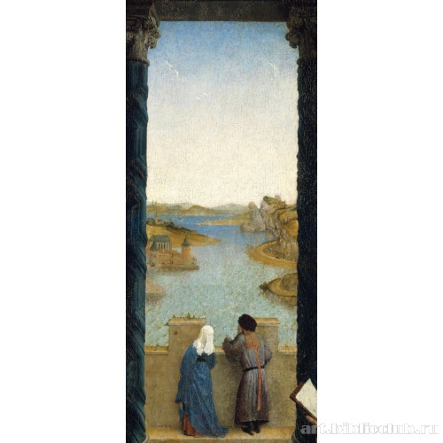 Святой Лука пишет портрет Мадонны. Фрагмент