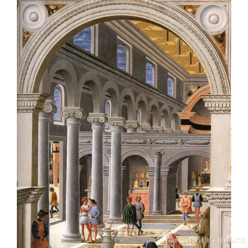 Представление Девы во храме. Фрагмент