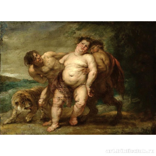 Пьяный Вакх с Фавном и Сатиром