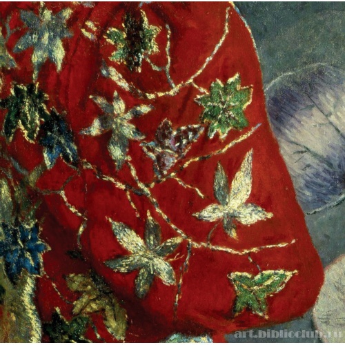 Японка (Камилла Моне в японском костюме). Фрагмент