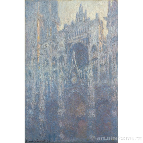 Руанский собор и башня д’Альбань (при утреннем освещении)