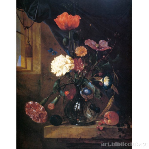 Букет в стеклянной вазе