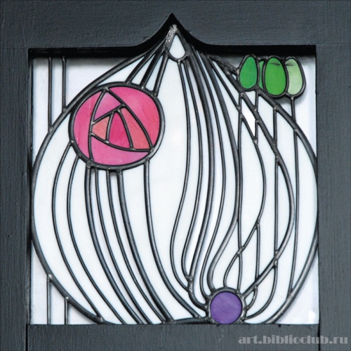 Дом любителя искусств. Фрагмент витража холла