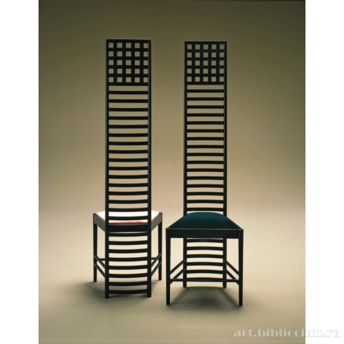 Стул с высокой спинкой для главной спальни особняка Хилл-хаус