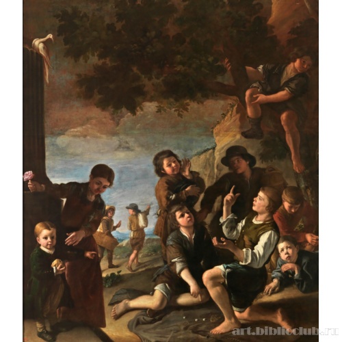 Дети играющие в кости