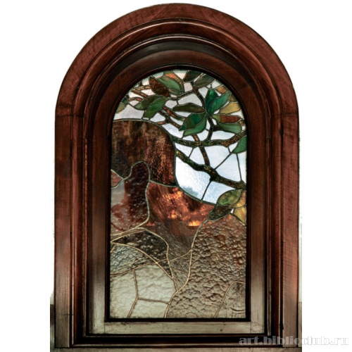 Витраж в интерьере особняка