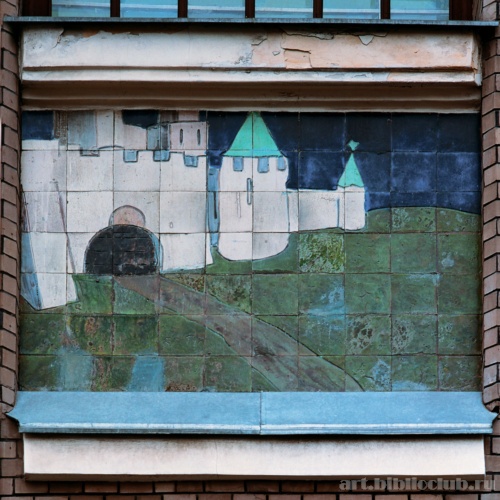 Фрагменты керамического убранства