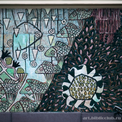 Фрагменты керамического убранства