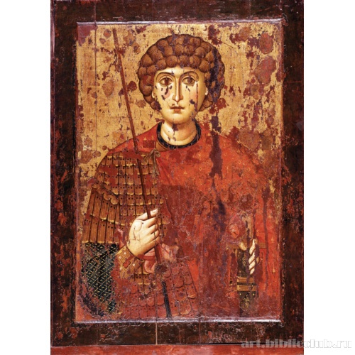 Двусторонняя икона «Богоматерь Одигитрия» (на обороте – «Святой Георгий»)