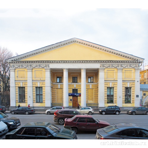 Фасад служебного корпуса (хранилища)