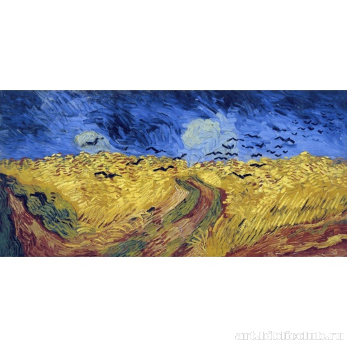 Хлебное поле с воронами