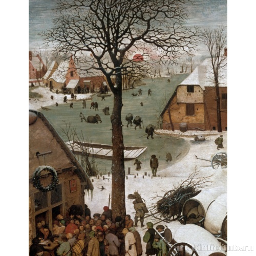 Перепись в Вифлееме. Фрагмент