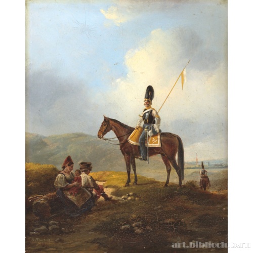 На маневрах