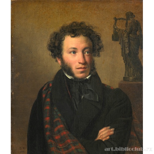 Портрет поэта Александра Сергеевича Пушкина