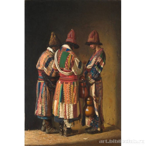 Дервиши в праздничных нарядах. Ташкент