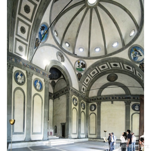 Интерьеры капеллы. Вид на юго-восток