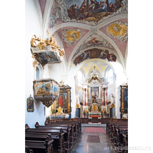 Церковь Восхождения на Голгофу. Интерьер